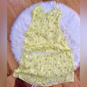 Reclaimed Vintage Floral Long Dress Size 4